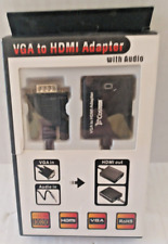 VGA to HDMI Adapter With USB AND AUDIO CABLE for sale  Shipping to South Africa