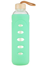 glass water bottle silicone for sale  BEDFORD