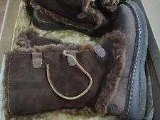 BORN PARCHMENT LEATHER SHEARLING FUR LINED BOOTS WOMENS US 10 for sale  Shipping to South Africa