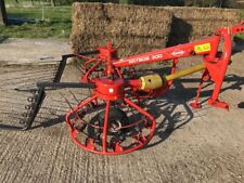kuhn 300 haybob. tedder rake baler mower tractor trailer for sale  LEEK