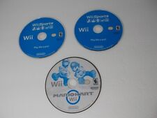 Lote de 3 Juegos Mario Kart Wii y 2 Wii Deportes SOLO DISCO Probados y Juega Envío y devolución gratuitos, usado segunda mano  Embacar hacia Argentina