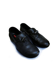 Prada black loafers usato  Medesano