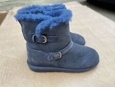 Girls blue suede for sale  Canton