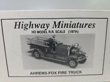 HO Scale Trains-Jordan Highway Miniatures Fox Fire Truck Model Kit Vintage 1/87 for sale  Shipping to Canada