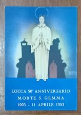 Cartolina santa gemma usato  Lucca