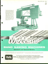 Wellsaw Band Saw Machine Catalog 1964 for sale  Shipping to South Africa