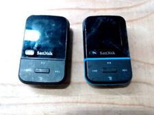 Usado, LOTE DE 2 Leitores de MP3 Usáveis SanDisk 32GB Clip Sport Go, Azul LOTE DE 2 comprar usado  Enviando para Brazil