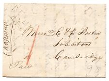 1841 letter wisbech for sale  COLWYN BAY