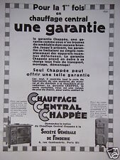 Publicité 1931 chauffage d'occasion  Compiègne