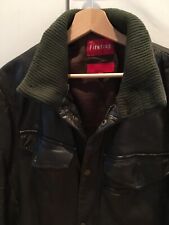 Firetrap leather jacket for sale  LONDON