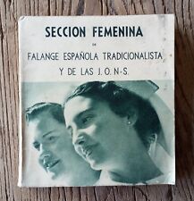 Livrinho antigo Seccion Feminina de Falange Espanola Tradicionalista comprar usado  Enviando para Brazil