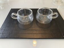double wall glass cup for sale  COVENTRY