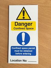 Danger confined space for sale  CORBY