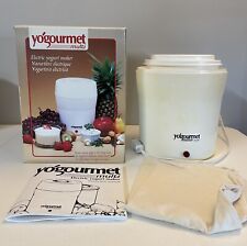 Usado, Yogourmet Multi Eléctrico Yogur Fabricante Blanco 2 Qt Contenedor Caja Bolsa Manual SIN TAPA segunda mano  Embacar hacia Argentina