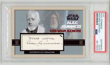 Tarjeta Alec Guinness ~ Firmada Autografiada Obi-Wan Kenobi Star Wars Automática ~ ADN PSA segunda mano  Embacar hacia Argentina