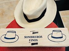Sombrero genuino Panamá, paja natural tejida a mano de Paja Toquilla segunda mano  Embacar hacia Argentina