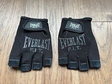 Levantamiento de pesas fitness gimnasio entrenamiento cuero ciclismo guantes talla grande negros segunda mano  Embacar hacia Mexico