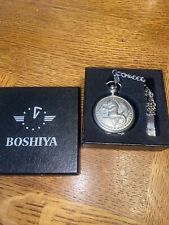 Reloj de Bolsillo Completo Metal Alquimista Mercancía de Anime BOSHIYA Plata en Caja segunda mano  Embacar hacia Argentina