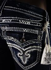 $180 Hebilla Rock Revival Jean "Essie" Cuero Swarovski Fácil Recto 31 X 31 segunda mano  Embacar hacia Argentina