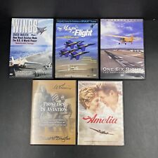 Lote de 5 DVD de Aviação Documentários Filmes Asas Sobre a Água Voo Mágico, Pioneiros comprar usado  Enviando para Brazil