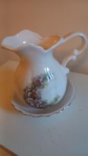 Vintage floral pitcher for sale  GRANTHAM