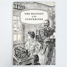 '58 The History of the Typewriter Antique Booklet by Underwood Vtg Pamphlet Book for sale  Shipping to South Africa