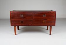 Mid-Century Rosewood Low Sideboard with 4 Drawers Danish TV Stand Cabinet Retro, used for sale  Shipping to South Africa