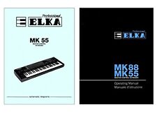 ELKA MK55 Service manual repair Schematic Diagrams Schaltplan Schema + Owner's usato  Italia