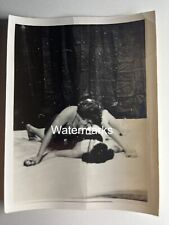 Foto original feminina de luta livre de apartamento vintage P&B 3" X 4" comprar usado  Enviando para Brazil