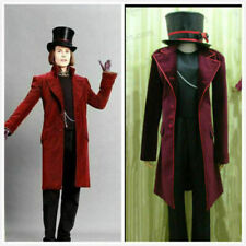  Charlie and the Chocolate Factory Willy Wonka cosplay costume/Free shipping！ comprar usado  Enviando para Brazil