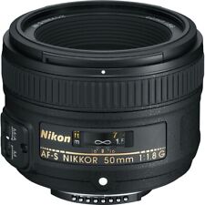 Nikkor camera lens 50mm fixed. af-s nikkor 50mm f/1.8G. Exc cond D3400 DSLR lens for sale  Shipping to South Africa