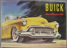 1951 buick brochure for sale  Olympia