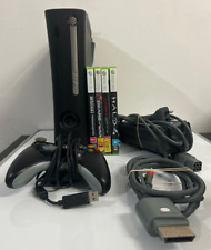 Console Microsoft Xbox 360 Elite preto fosco 120GB - MUITO BOM ESTADO - 5 jogos + controle, usado comprar usado  Enviando para Brazil