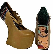 Taylor Says Hispanic Heritage Inspired Heelless Platform Light Brown Chili 7M for sale  Shipping to South Africa