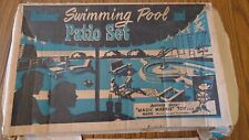 MARX SWIMMING POOL & PATIO SET *ORIGINAL BOX* MUST SEE* for sale  Shipping to South Africa