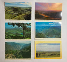 Lote de 6 postales de Idaho: Kooskia, Lewiston, Riggins, Grangeville, Kamiah, Camas, usado segunda mano  Embacar hacia Argentina