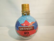 Smirnoff Vodka Edición Limitada Botella de Vidrio Redonda Receta No. 21 vacío segunda mano  Embacar hacia Argentina