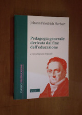 Herbart pedagogia generale usato  Italia