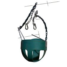 High Back Full Bucket Swing with Coated Chain - Heavy Duty Professional Swing for sale  Shipping to South Africa