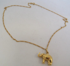 Gold elephant pendant for sale  WESTON-SUPER-MARE