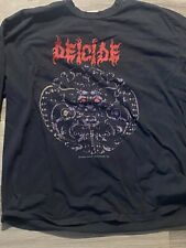 Deicide - Deicide 1990 manga larga 2X camisa contrabando cadáver caníbal death metal segunda mano  Embacar hacia Argentina