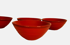 Conjunto de 4 tigelas de cereais BELA MESA Red Portugal The Jay Companies 6 5/8" D, usado comprar usado  Enviando para Brazil