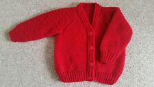 Baby cardigan red for sale  BRAINTREE