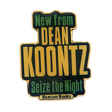 Vtg Dean Koontz Seize the Night Book Promo Pin 1999 Lapel Hat Pin for sale  Shipping to South Africa