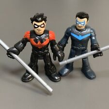 2x Fisher-Price Imaginext DC Super Friends Gotham City Juego Juguete Nightwing #2 segunda mano  Embacar hacia Argentina