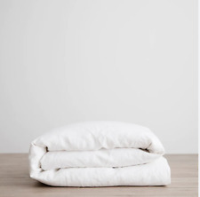 Brooklinen Classic Percale 100% Cotton White Cali King/King Duvet Cover NWOT for sale  Shipping to South Africa