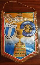 Gagliardetto ufficiale finale Coppa Italia 1999/2000 Lazio - Inter  usato  Italia