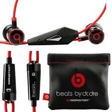 Auriculares internos con cable Beats by Dr. Dre Monster iBeats genuinos OEM con micrófono negro segunda mano  Embacar hacia Argentina