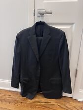 Cantarelli Men’s Suit Loro Piana Wool Made In Italy Two Piece Black Size 40 for sale  Shipping to South Africa