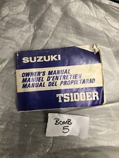 Suzuki ts100er owners for sale  PETERBOROUGH